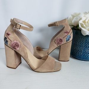 Nanette Lepore Embroidered Heels